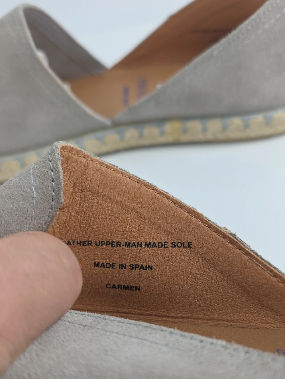 Verbenas Espadrilles Carmen Serraje Suede‎ Women's Shoes Size EU 40- US 10 🇪🇸